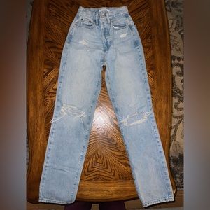 pacsun highwaist dad jeans size 24